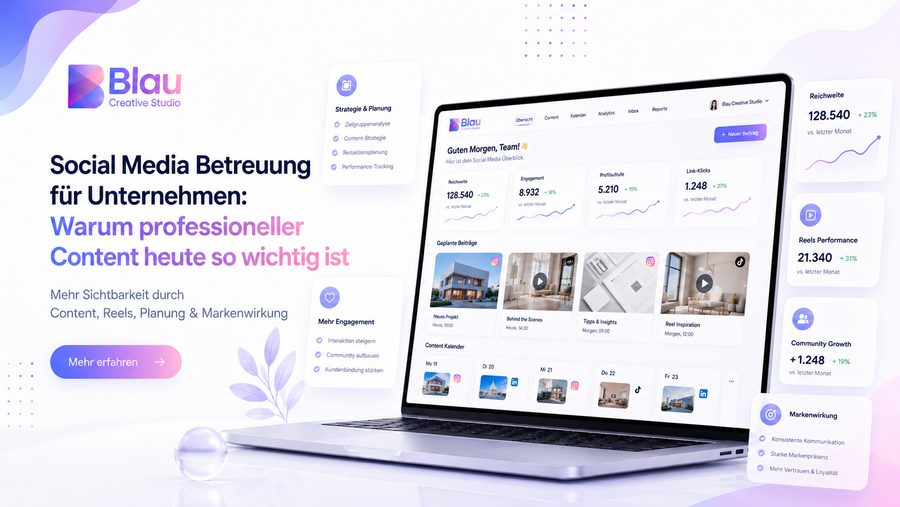 Social Media Betreuung für Unternehmen