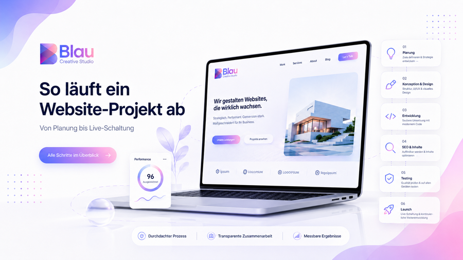 Website erstellen lassen: Ablauf einfach erklärt