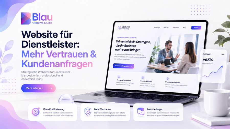 Website für Dienstleister: Mehr Kundenanfragen