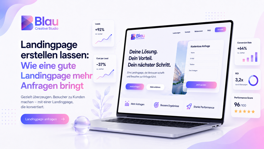 Landingpage erstellen lassen: Mehr Anfragen